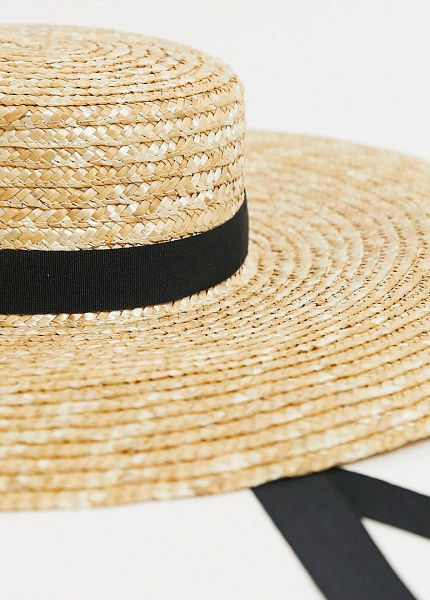Прокат Эксклюзивная шляпа канотье со сменными ремешками для фотосессии и мероприятия в Омске